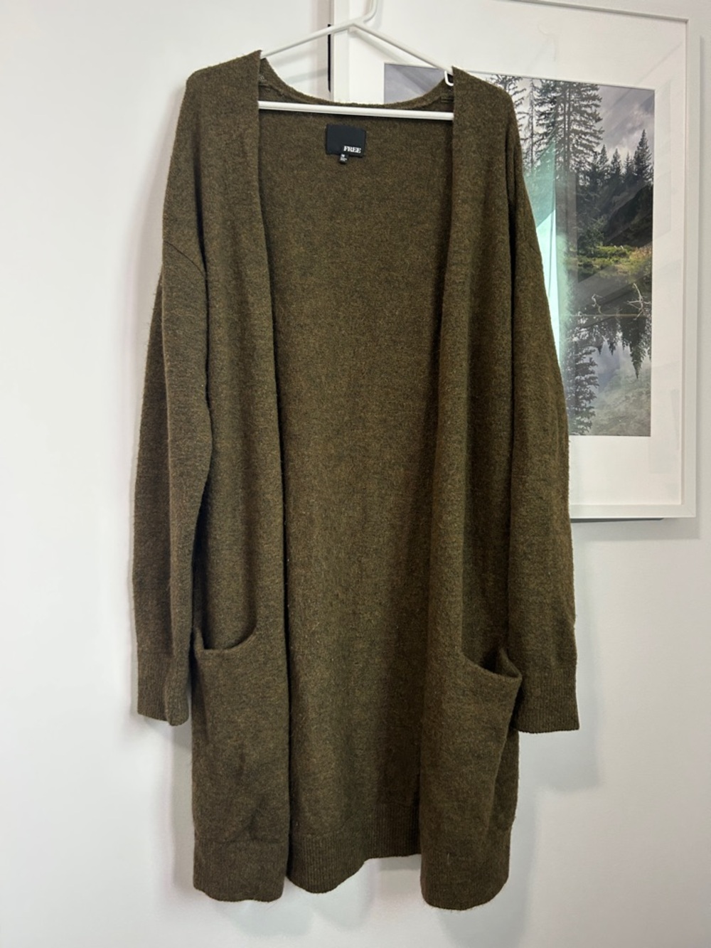 Wilfred Free long alpaca-wool cardigan